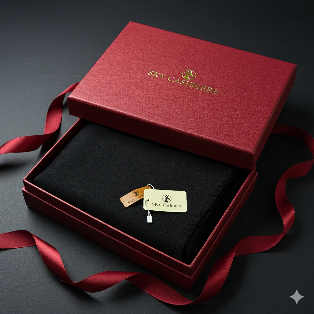 Plain Cashmere Nepali Shawl